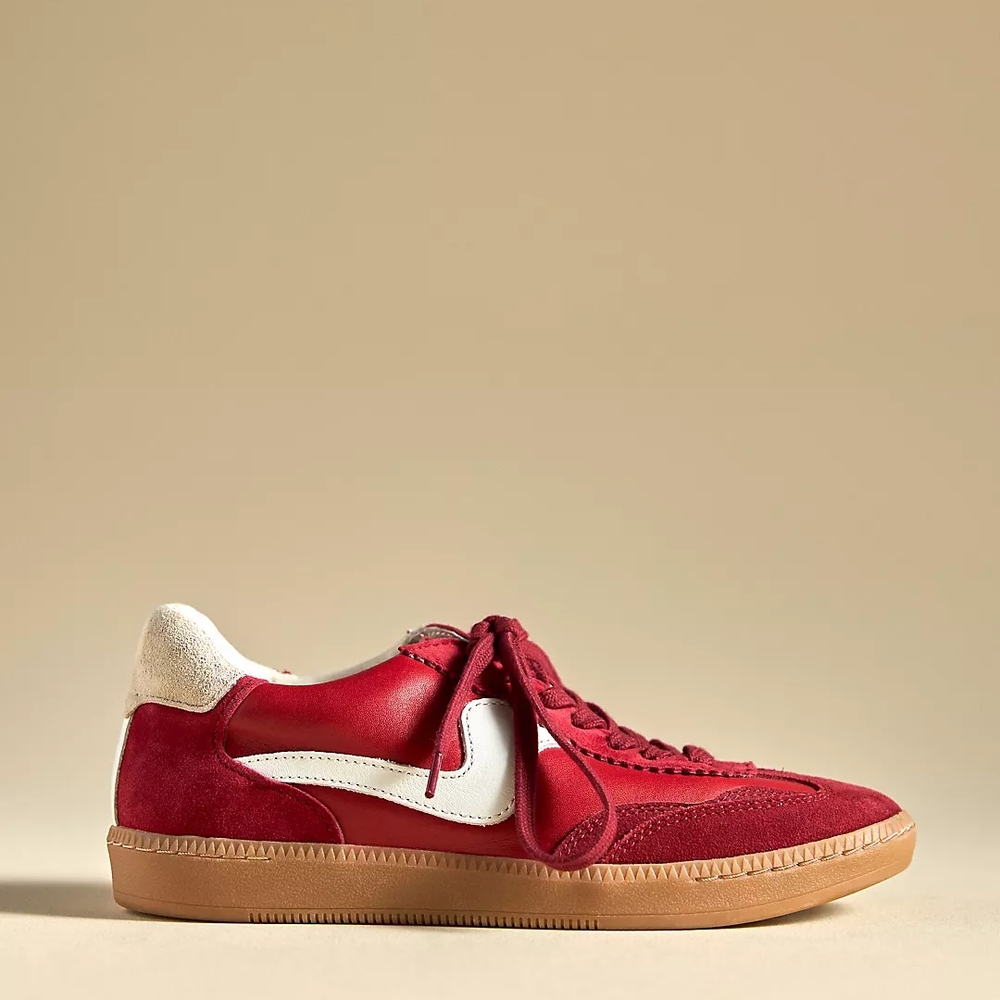 DV by Dolce Vita Red and White Sneakers